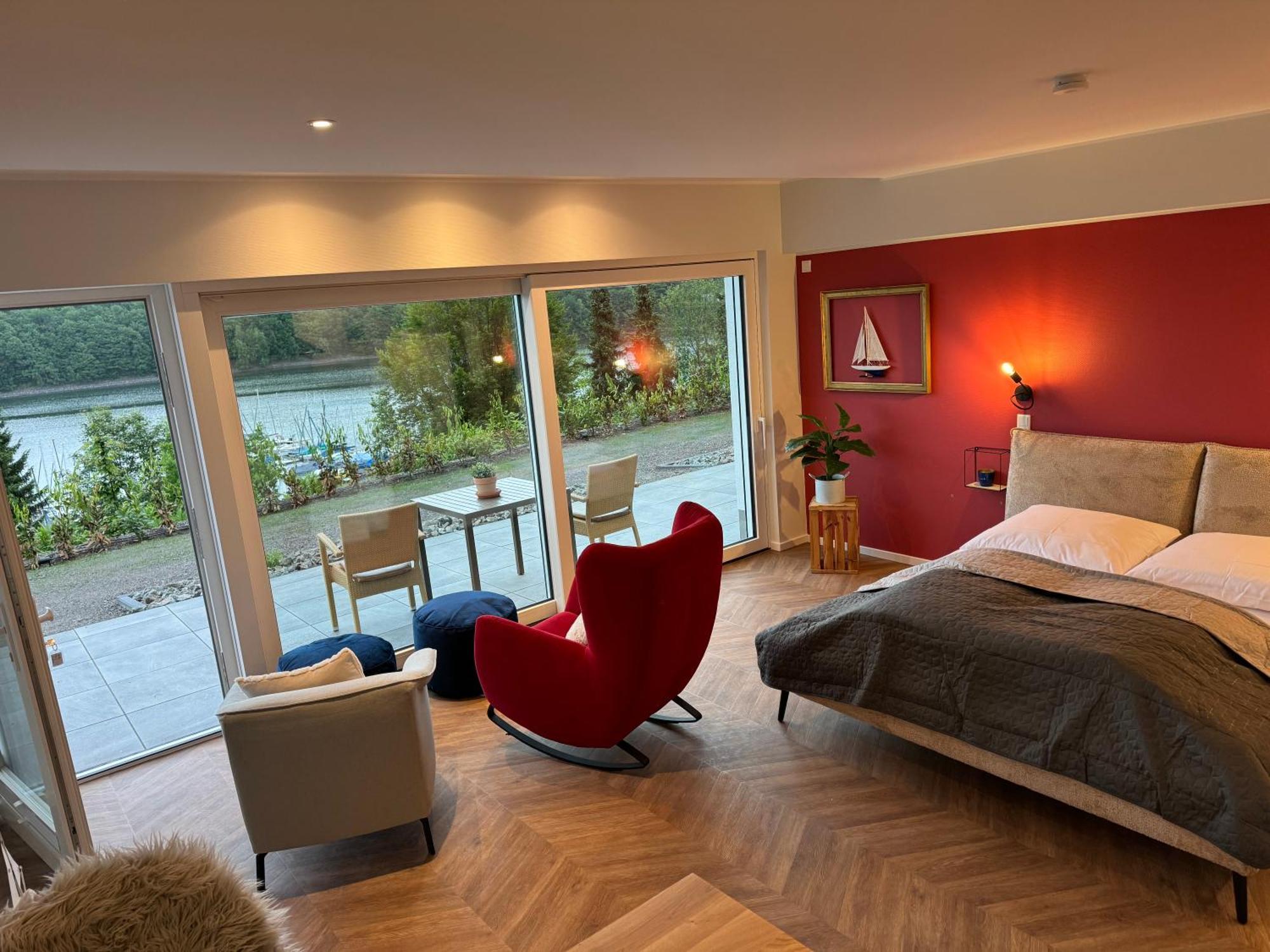 Ommi Kese See-Suite Sauna Biggesee Olpe Exterior foto